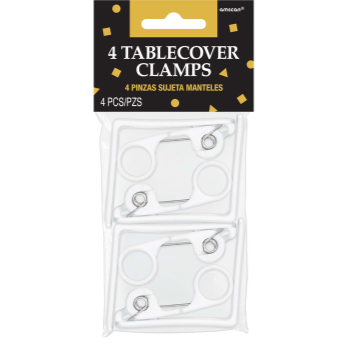 Picture of TABLE CLIPS WHITE - 4CT