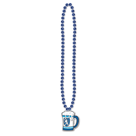 Picture of OCTOBERFEST BEADS W/BEER STEIN MEDALLION