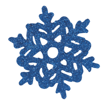 Image de DECOR - ASSORTED MINI GLITTER SNOWFLAKES