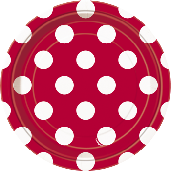 Image de RED DOTS 7" PLATES