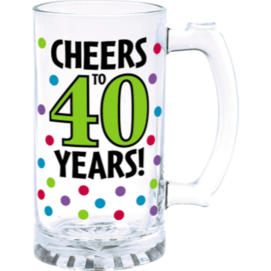 Picture of 40th BIRTHDAY TANKARD