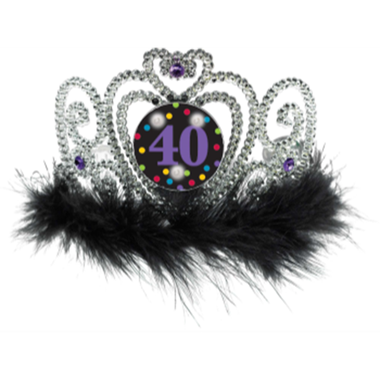 Image sur 40th BIRTHDAY FLASHING TIARA