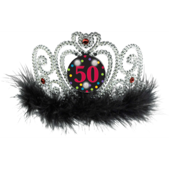 Image sur 50th - BIRTHDAY FLASHING TIARA