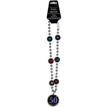 Picture of 50th - BIRTHDAY BEADED NECKLACE