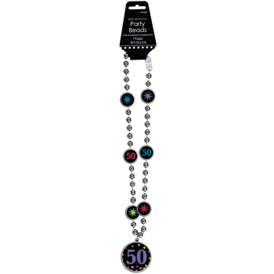 Image sur 50th - BIRTHDAY BEADED NECKLACE