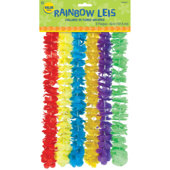 Picture of FABRIC LEIS - ASST COLORS 6/PK