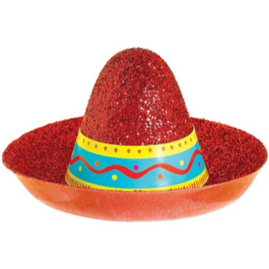 Picture of MINI GLITTER SOMBRERO HAT