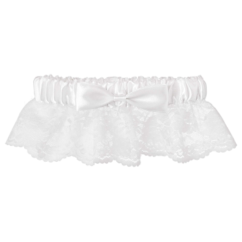 Picture of WHITE GARTER W/ LACE