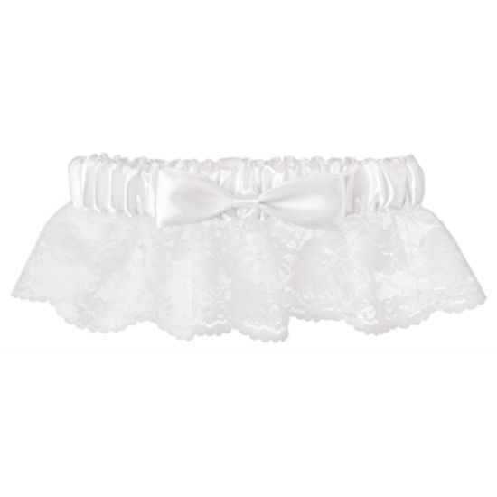 Image sur WHITE GARTER W/ LACE