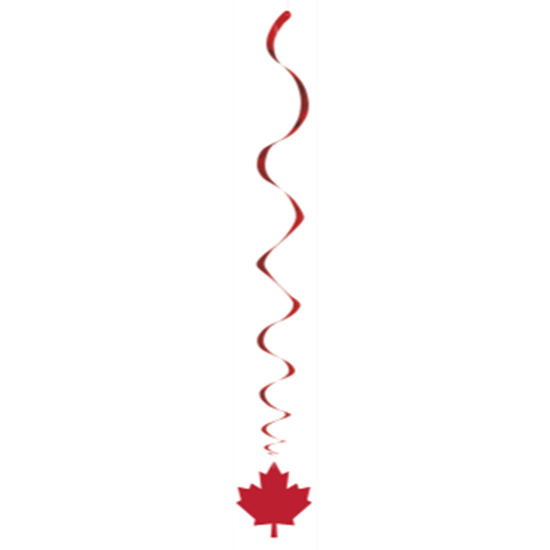 Image sur CANADA DAY MAPLE LEAF SWIRLS
