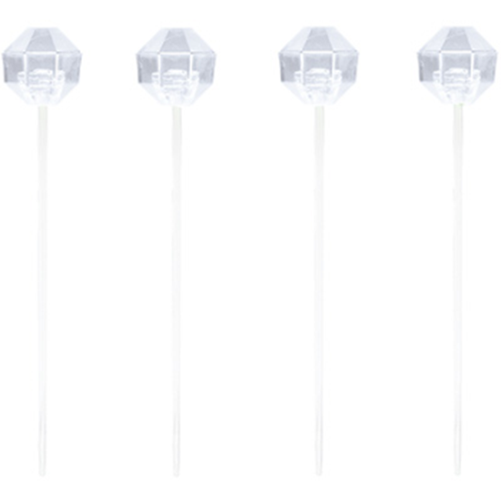 Picture of CLEAR PLASTIC PICKS 24/PK