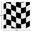 Picture of CHECKERED BLACK AND WHITE - LUNCHEON NAPKINS