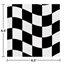 Image de CHECKERED BLACK AND WHITE - LUNCHEON NAPKINS