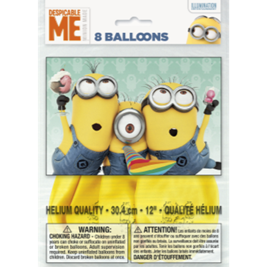 Picture of DESPICABLE ME - 12" LATEX BALLOONS