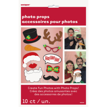 Image de DECOR - HO HO HO CHRISTMAS PHOTO BOOTH PROPS