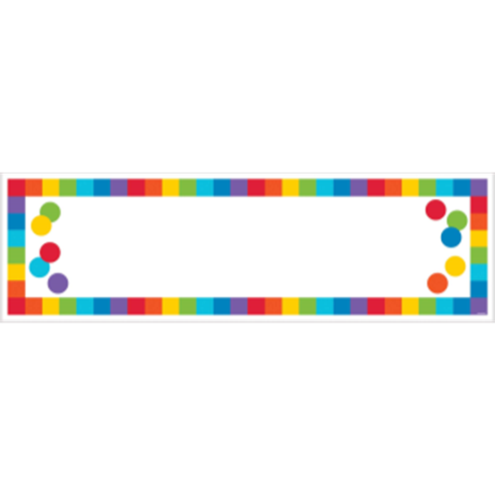 Picture of DECOR - GIANT CUSTOMIZABLE GIANT SIGN BANNER - RAINBOW