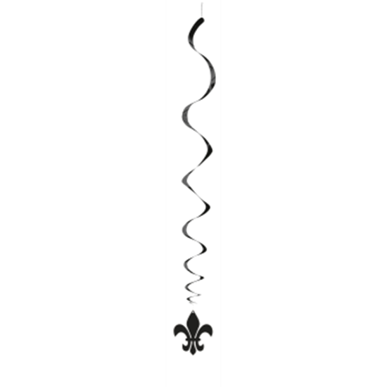 Picture of FLEUR DE LYS HANGING SWIRL - 3CT