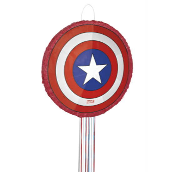 Picture of CAPTAIN AMERICA SHIELD 3D SHAPED PINATA