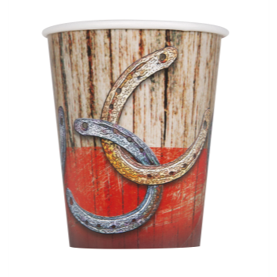 Picture of TABLEWARE - RODEO WESTERN  9oz CUPS