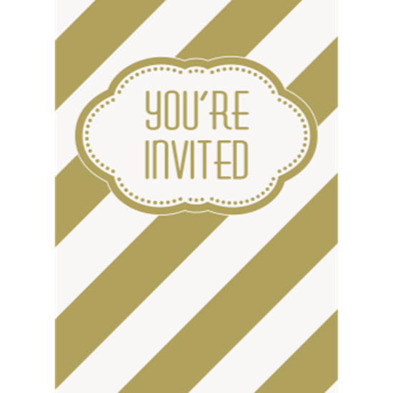 Image sur TABLEWARE - GOLDEN BIRTHDAY INVITATIONS