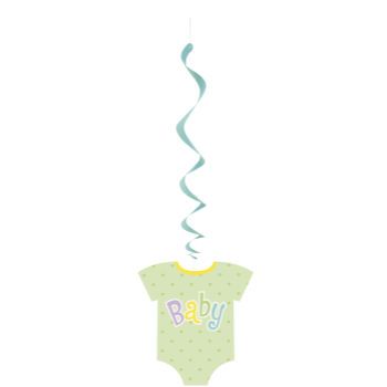 Picture of BABY ONESIE HANGING SWIRLS