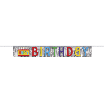 Image de DECOR - HAPPY BIRTHDAY FOIL FRINGE BANNER