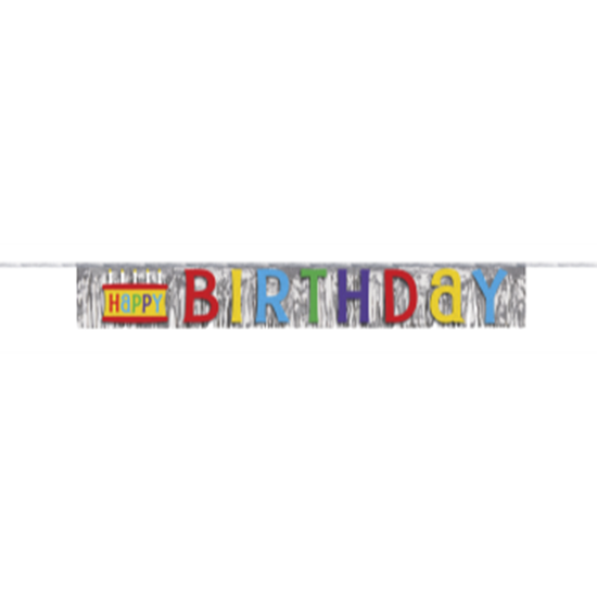 Image sur DECOR - HAPPY BIRTHDAY FOIL FRINGE BANNER