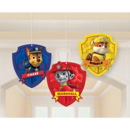 Picture of PAW PATROL - HONEYCOMB HANGING DECO