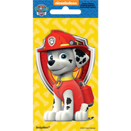 Picture of PAW PATROL - MARSHALL JUMBO STICKER