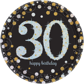 Picture of 30th - SPARKLING CELEBRATION  7" PRISM PLATE