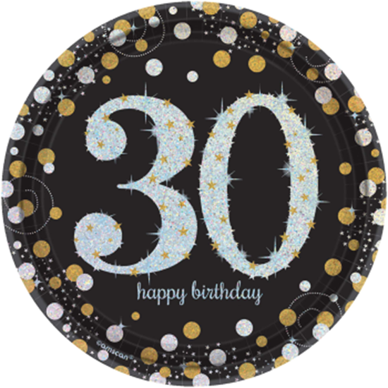 Image sur 30th - SPARKLING CELEBRATION  7" PRISM PLATE