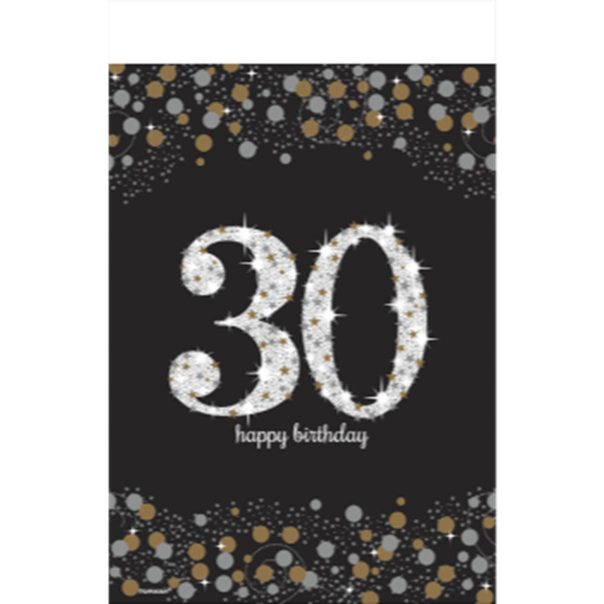 Image sur 30th - SPARKLING CELEBRATION PLASTIC TABLE COVER