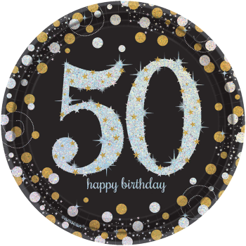 Picture of 50th SPARKLING CELEBRATION - 7" PRISMATIC PLATE