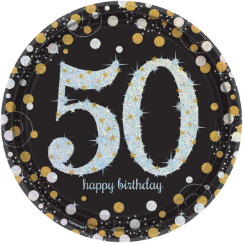 Image de 50th SPARKLING CELEBRATION - 9" PRISMATIC PLATE