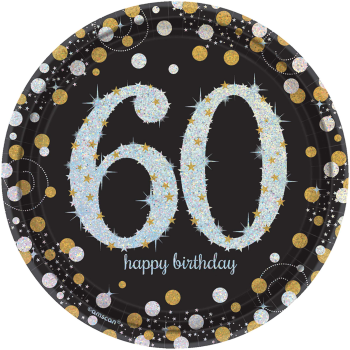 Picture of 60th - SPARKLING CELEBRATION - 7" PRISM PLATE