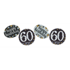 Image sur 60th - CONFETTI - 3PK BLACK/GOLD/SILVER