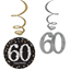 Image de 60th - HANGING SWIRL - BLACK/GOLD/SILVER