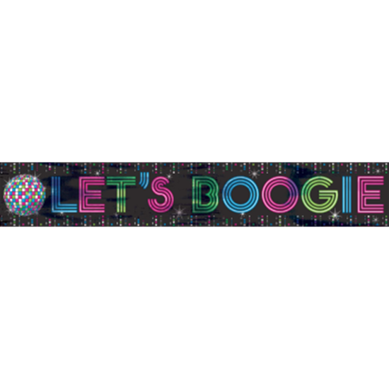 Image sur 70'S - LET'S BOOGIE FOIL BANNER 25'