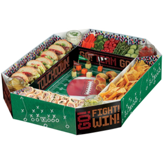 Picture of FOOTBALL SNACK STADIUM TRAY