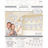Image sur PERSONALIZED PENNANT BANNER - SILVER SCROLL