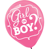 Picture of GENDER REVEAL - GIRL OR BOY? 12" LATEX BALLOONS