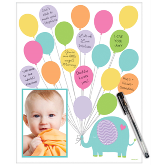 Picture of DECOR - AUTOGRAPH  MATTE - ELEPHANT WITH BALLOONS