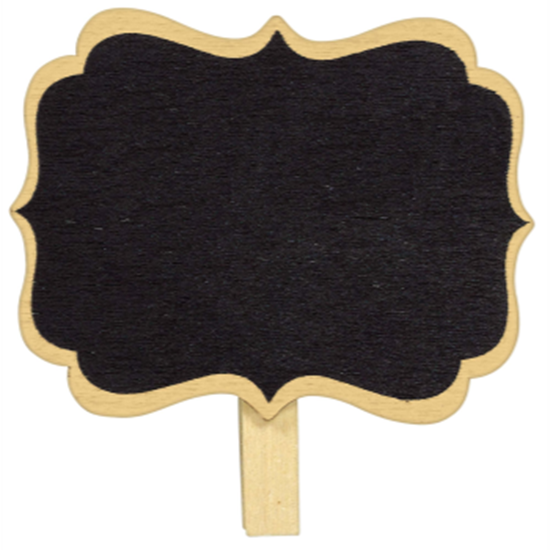 Image sur CHALKBOARD LABELS CLIP-ONS  8CT