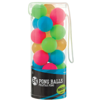 Image de NEON PING PONG BALL 24CT