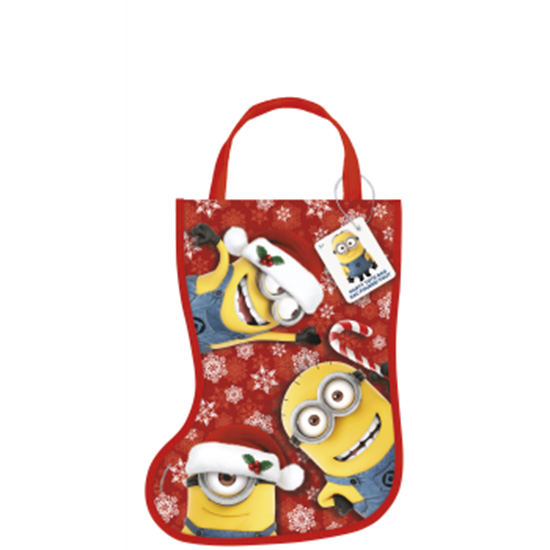Picture of DECOR - STOCKING SHAPE TOTE BAG - DESPICABLE ME