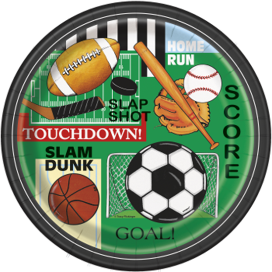 Picture of SPORTS - CLASSIC SPORTS - VALUE 9" PLATE