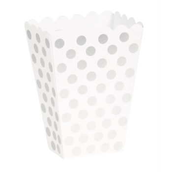 Picture of SILVER DOTS TREAT BOXES 8CT