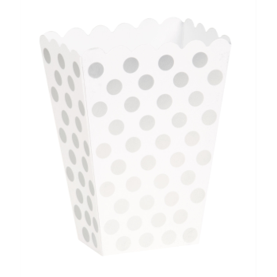 Image sur SILVER DOTS TREAT BOXES 8CT