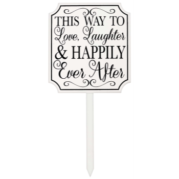 Picture of THIS WAY HAPPILY EVER...SIGN