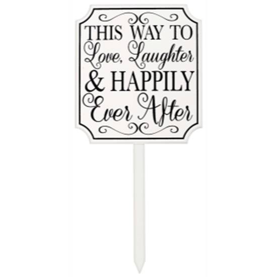 Picture of THIS WAY HAPPILY EVER...SIGN